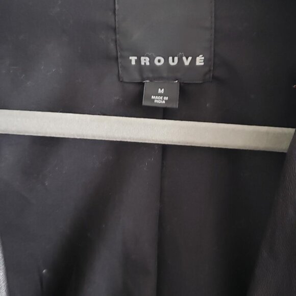 Black Leather Jacket by Trouve - Picture 4 of 9